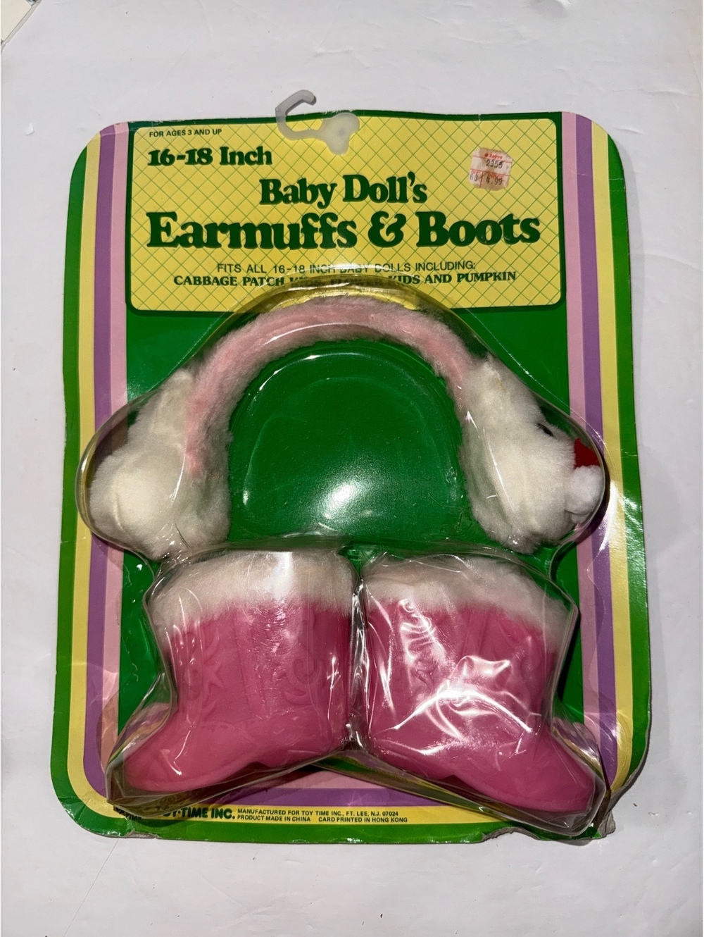 Cabbage Patch 16-18 Inch Earmuffs & Boots Set